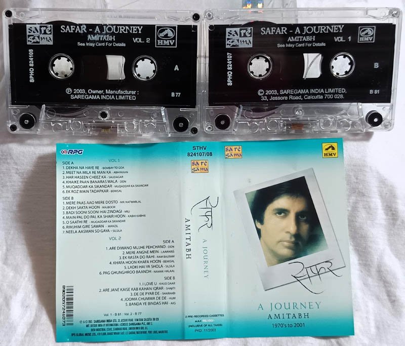A Journey Amitabh 1970 to 2001 Hindi Audio cassette