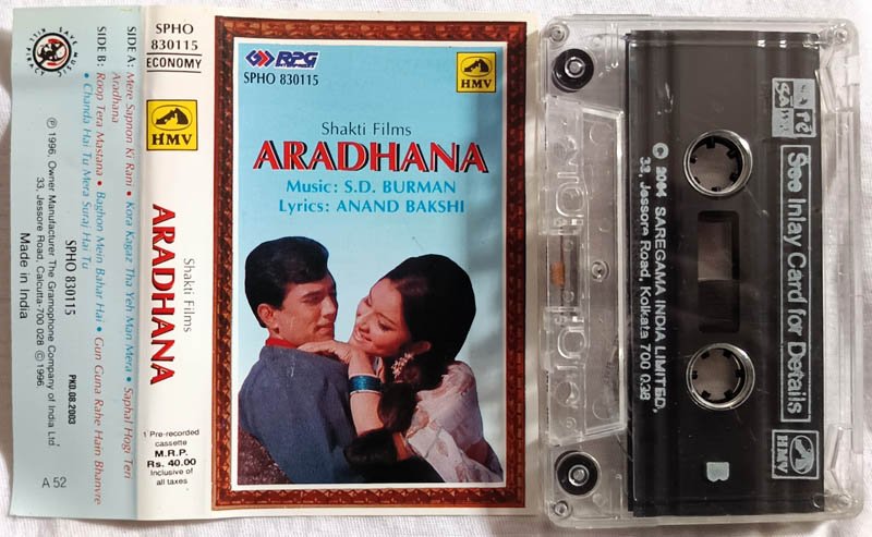 Aradhana Hindi Audio cassette Music S D Burman