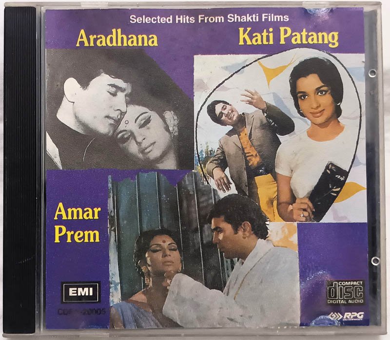 Aradhana - Kati Patang - Amar Prem Hindi Audio CD
