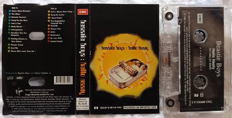Beastie Boys Hello Nasty Audio Cassette