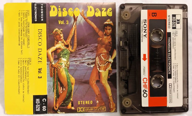 Disco Daze Vol 3 Hindi Audio cassette