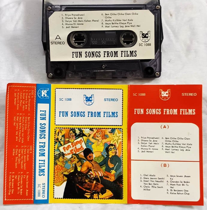 Fun Songs From Films Hindi Audio cassette
