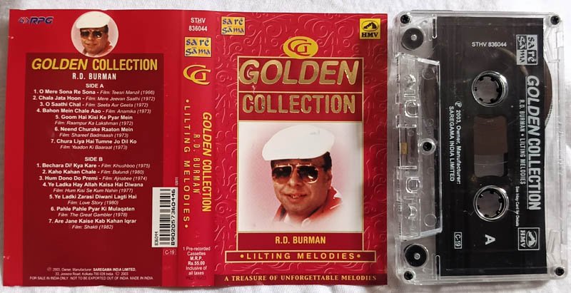 Golden Collection R D Burman Lilting Melodies Hindi Audio cassette