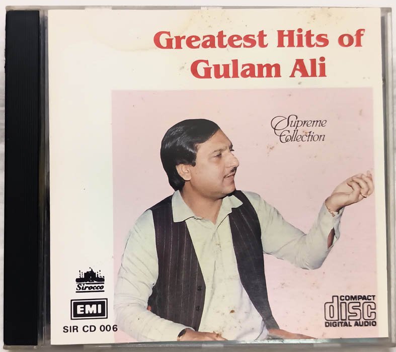 Greatest Hits of Gulam Ali Hindi Audio Cd