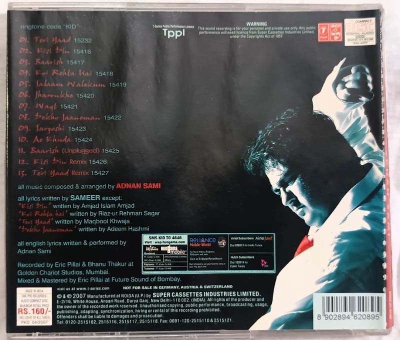 Hindi Audio Cd Kisi Din Adnan Sami