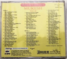 Hindi Audio Cd The Golden Collection Mukesh Vol 2 (Sealed)