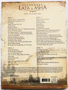 Hindi Audio Cd The Legendary Lata Asha 41 Unforgettable Hits