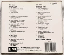 Awara – 420 Hindi Audio cd