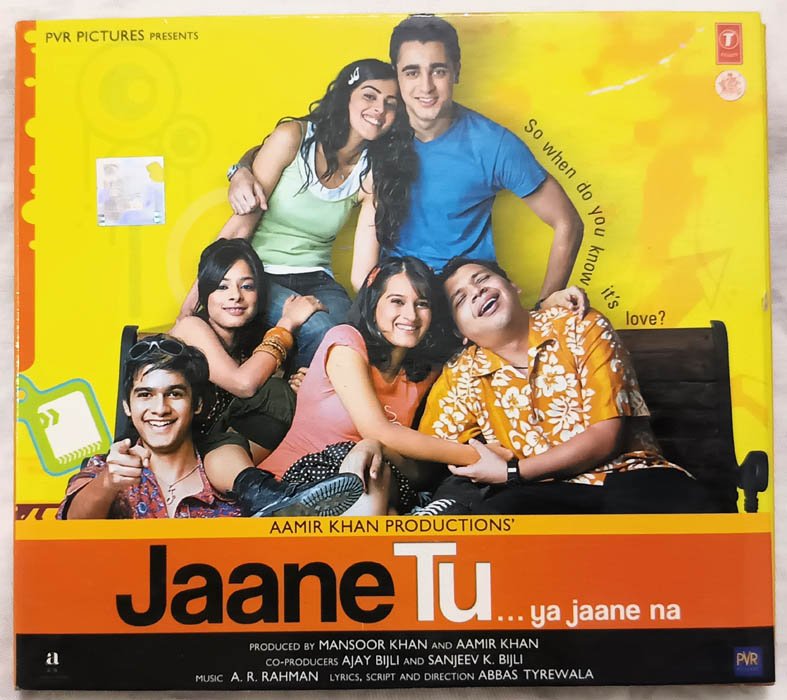 Jaane Tu Ya Jaane Na Hindi Audio cd Music A R Rahman