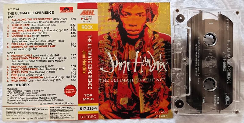 Jimi Hendrix The Ultimate Experience Audio cassette