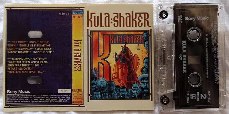 K Kula Shaker Audio Cassette