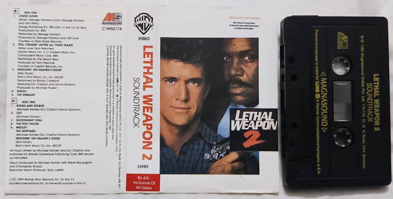 Lethal Weapon 2 Soundtrack Audio Cassette