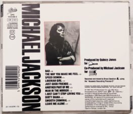 Michael Jackson Bad Audio Cd