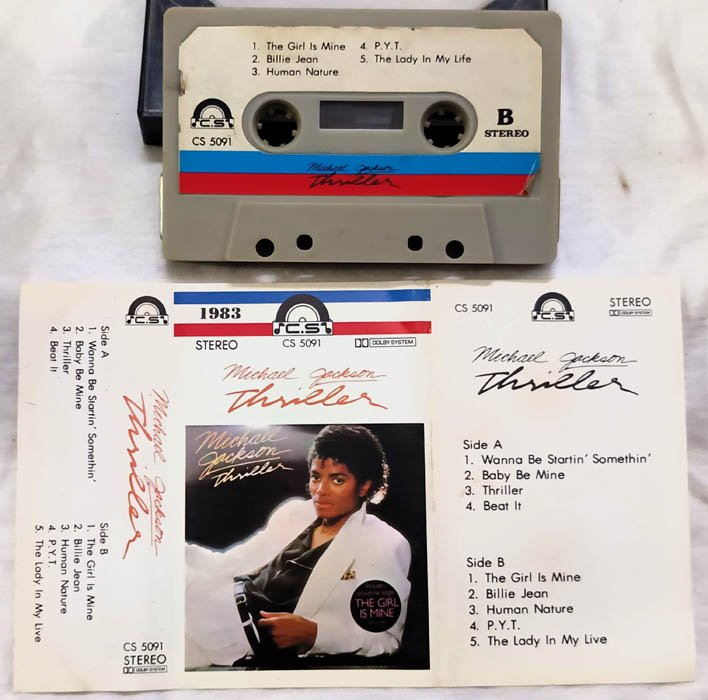 Michael Jackson Thriller Audio cassette