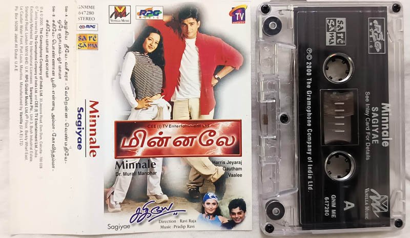 Minnale - Sagiyae Tamil Audio cassette