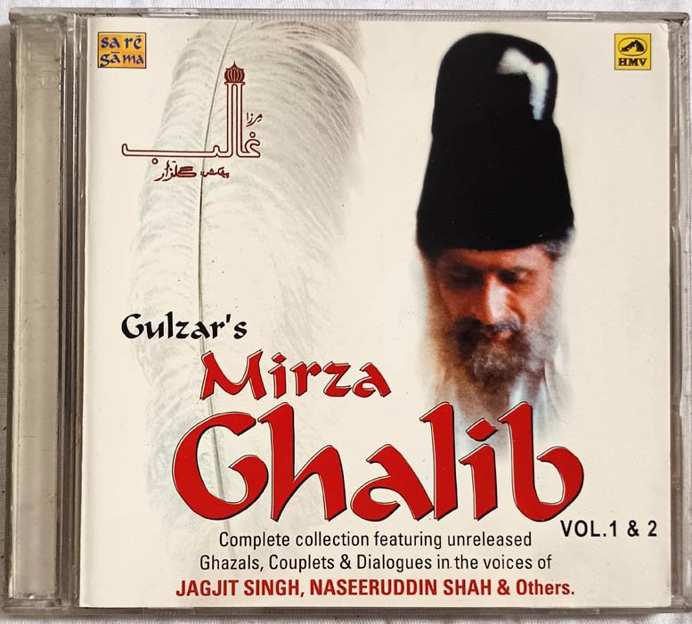 Mirza Ghalib Vol 1 & 2 Hindi Audio cd