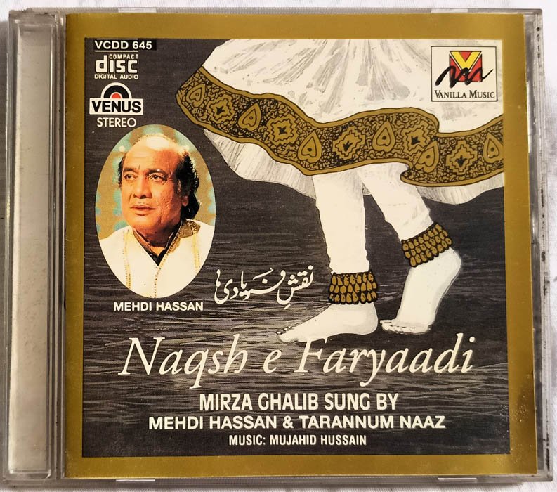 Naqsh E Faryaadi Hindi Audio cd Music Mujahid Hussain