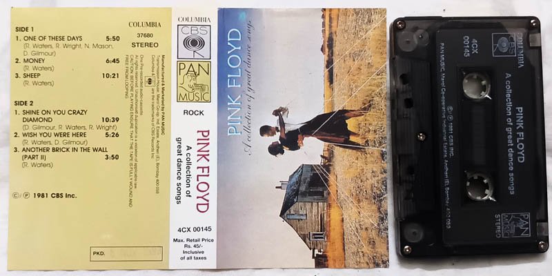 Pink Floyd Collection of great dance songs Audio Cassette