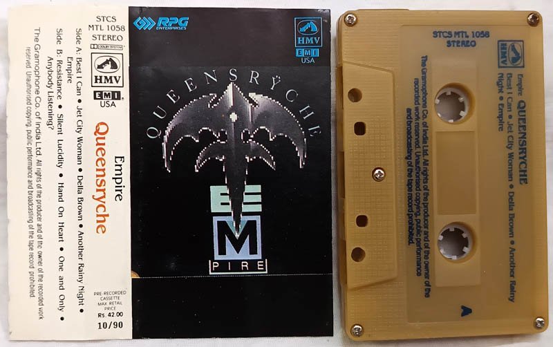 Queensryche Empire Audio cassette
