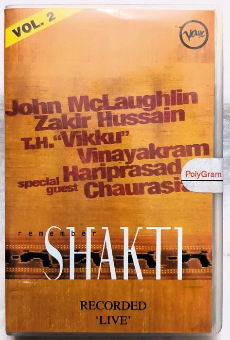 Remember Shakti Vol 1 & 2 Audio cassette