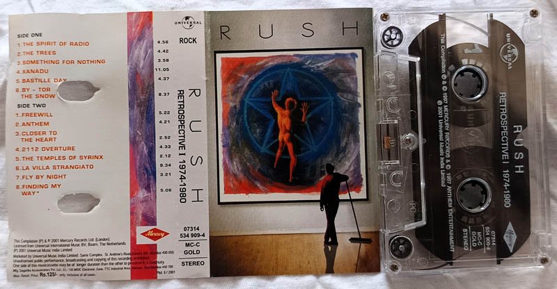 Rush Retrospective 1974 1980 Audio Cassette