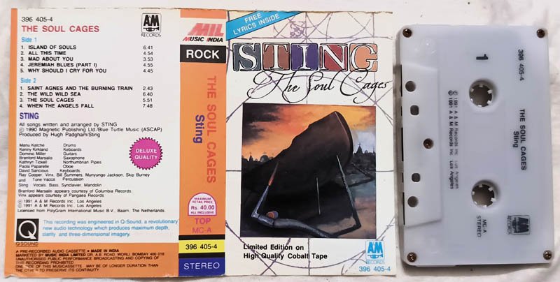 Sting The Soul Cages Audio Cassette