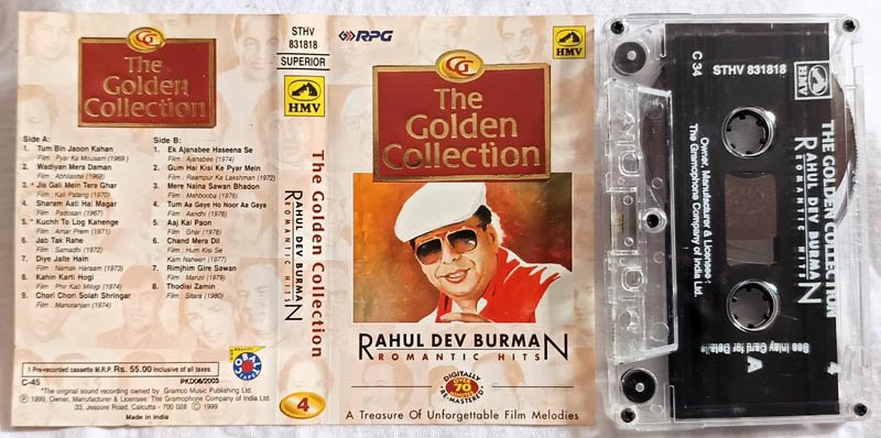 The Golden Collection Rahul Dev Burman Romantic Hits Hindi Audio cassette