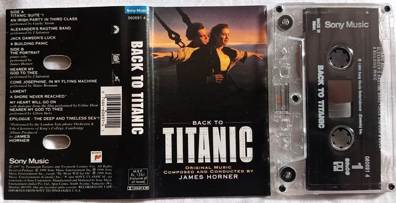 Titanic Sountrack Audio cassette Music James Horner