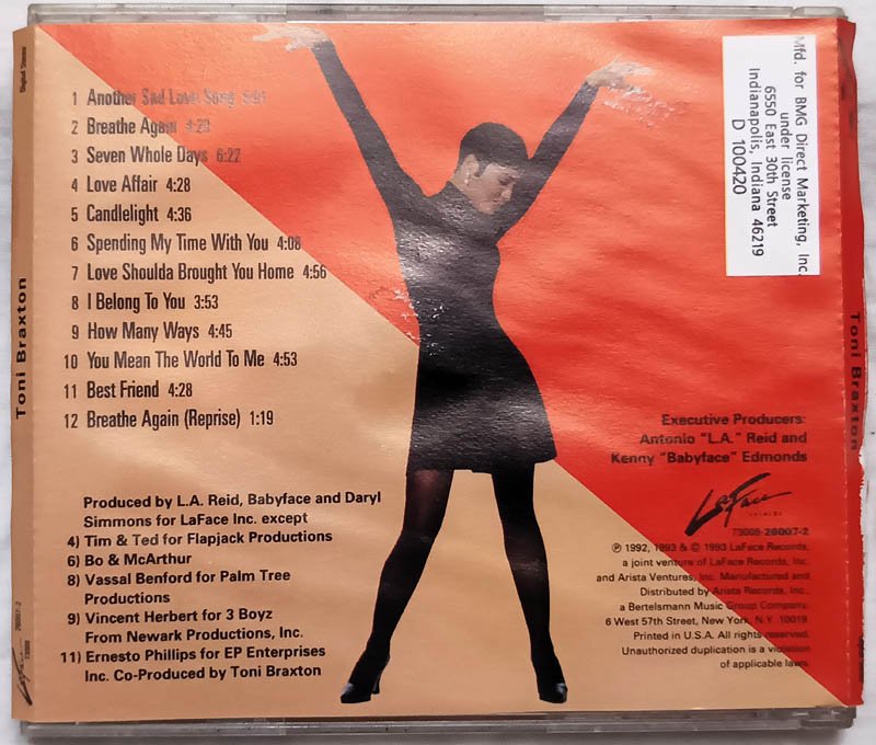 Toni Braxton Audio cd