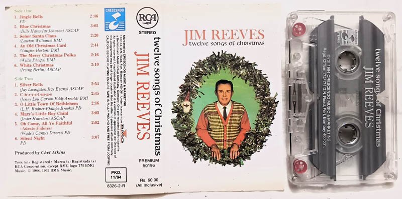 Twelve song of Christmas Jim Jeeves Audio cassette