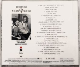 Unforgettable With Love Natalie Cole Audio CD