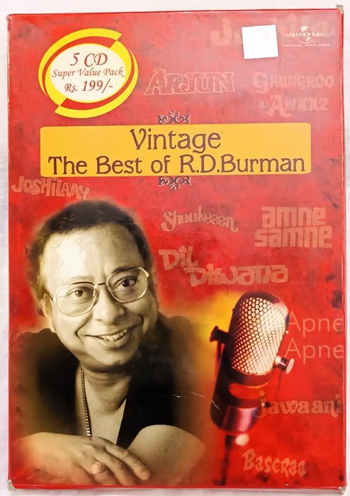 Vintage The Best of R D Burman Hindi Audio cd 5 cd Pack