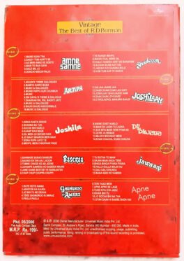 Vintage The Best of R D Burman Hindi Audio cd 5 cd Pack