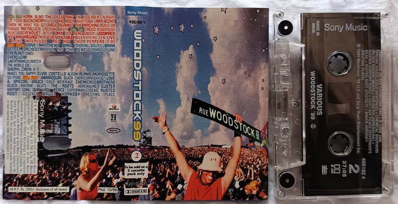 Woodstock 99 2 Cassette Set Audio Cassette
