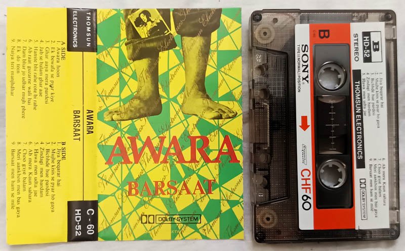 Awara - Barsaat Hindi Audio Cassette