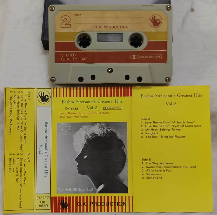 Babra Streisands Greatest Hits Vol.2 Audio Cassette