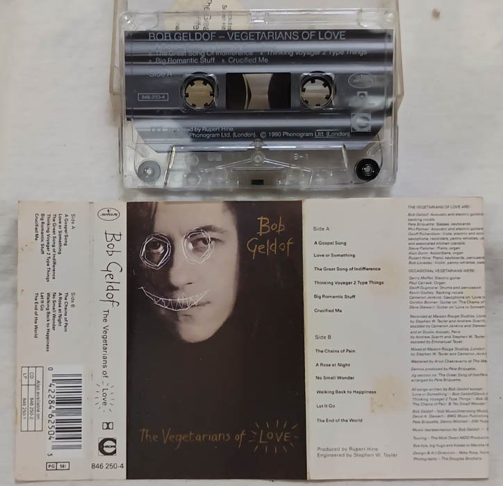 Bob Geldof The Vegetarians of Love Audio Cassette