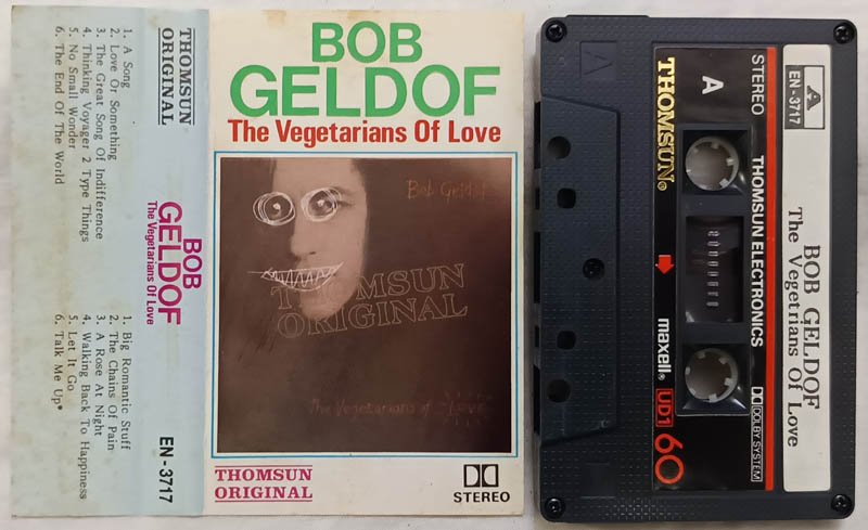 Bob Geldof The Vegetarians of Love Audio Cassette..