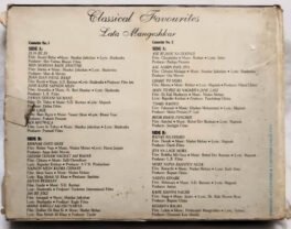 Classical Favorites Lata Mangeshkar Hindi Audio Cassette