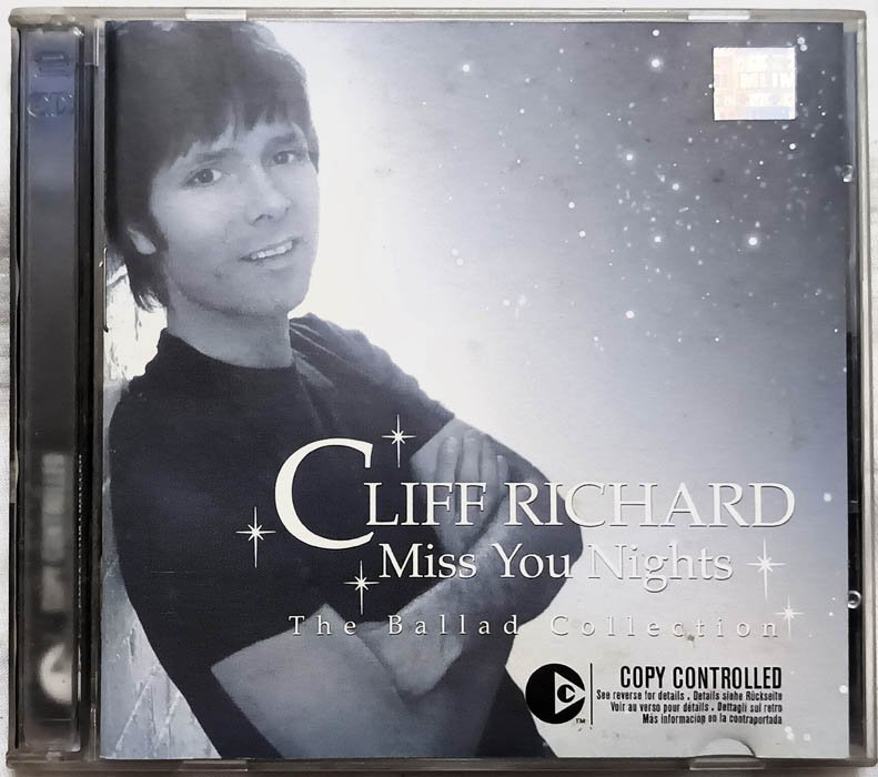 Cliff Rechard Miss you nights the ballad Collection Audio cd