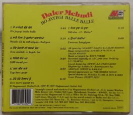 Daler Mehndi Ho Jayegi Balle Balle Hindi Audio Cd By Jawahar Wattal