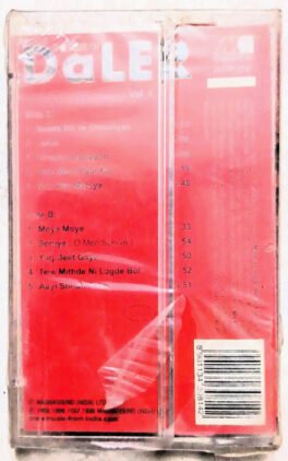 Daler The King of Bhangra Vol 3 Hindi Audio Cassette (Sealed)