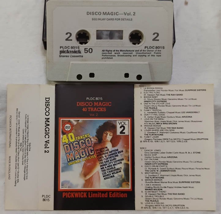 Disco Magic 4 Tracks Vol.2 Audio Cassette