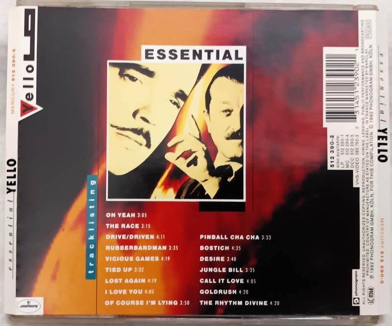 Essential Yello Audio cd