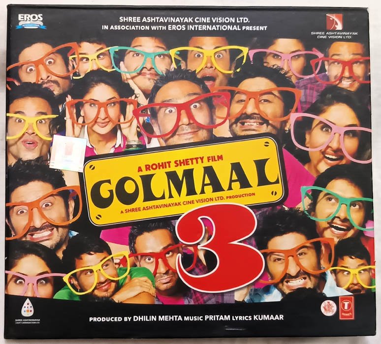 Golmaal 3 Hindi Audio cd By Pritam