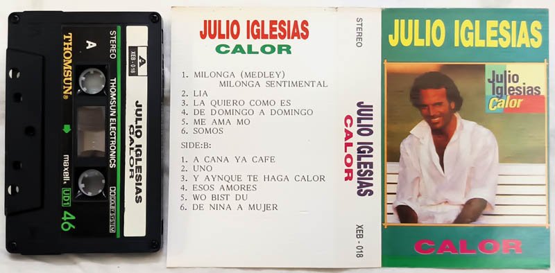 Julio Iglesias Calor Audio Cassette