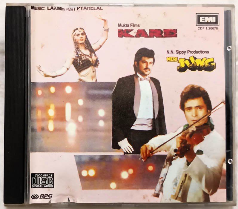 Karz - Meri Jung Hindi Audio cd By Laxmikant Pyarelal