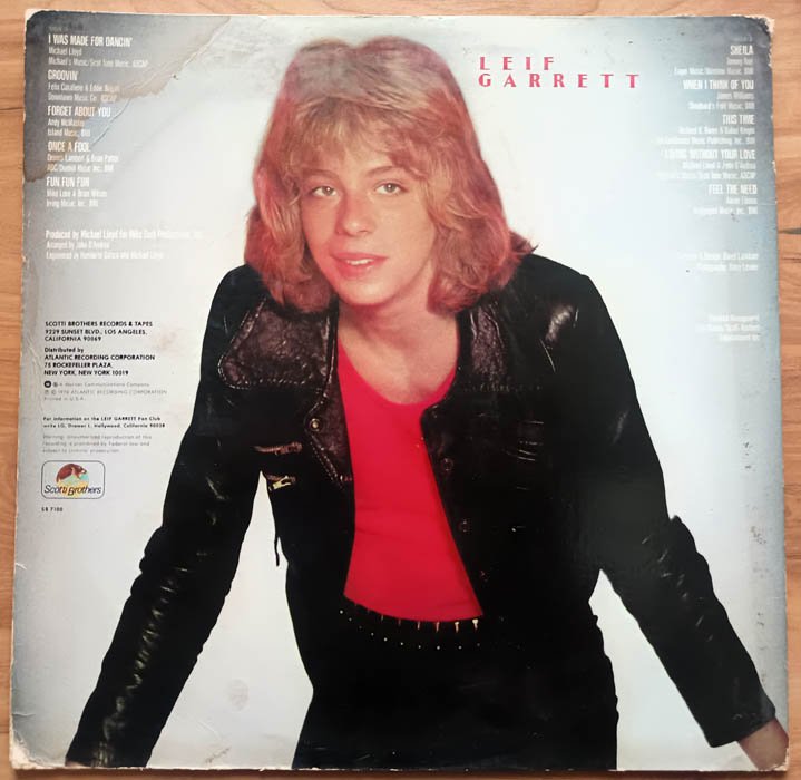 Leif Garrett Feel The need English LP Vinyl Record