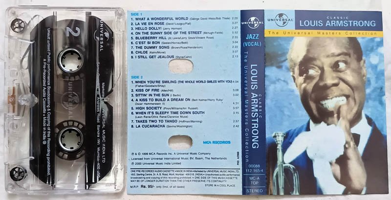Louis Armstrong The universal Masters Collection Audio Cassette