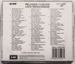 Melodies Forever Lata Mangeshkar Hindi Audio cd